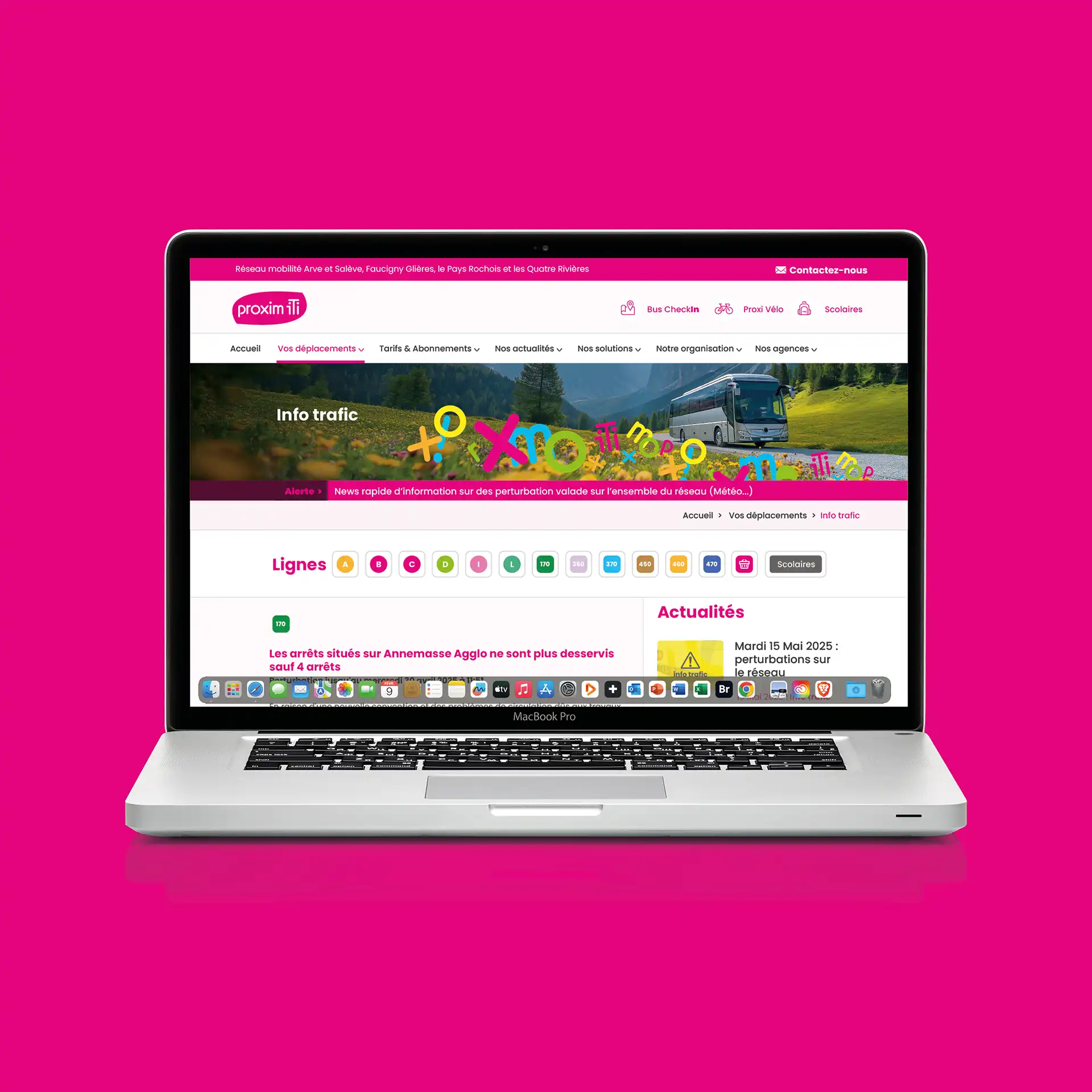 Site Proxim iTi – refonte WordPress avec design responsive et navigation mobile-friendly