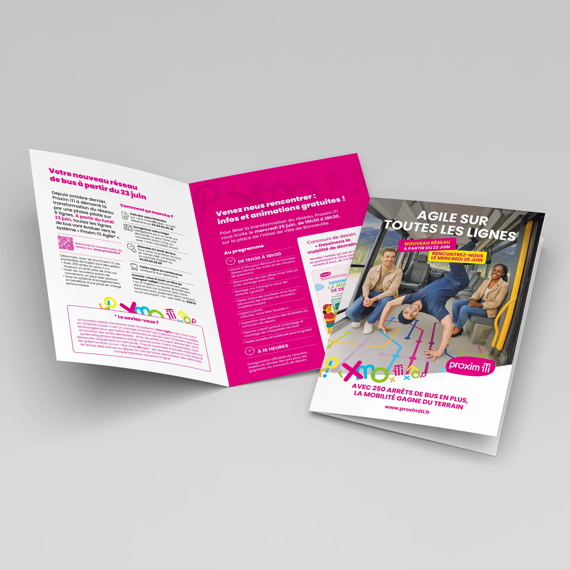 Flyer de campagne à destination des usagers