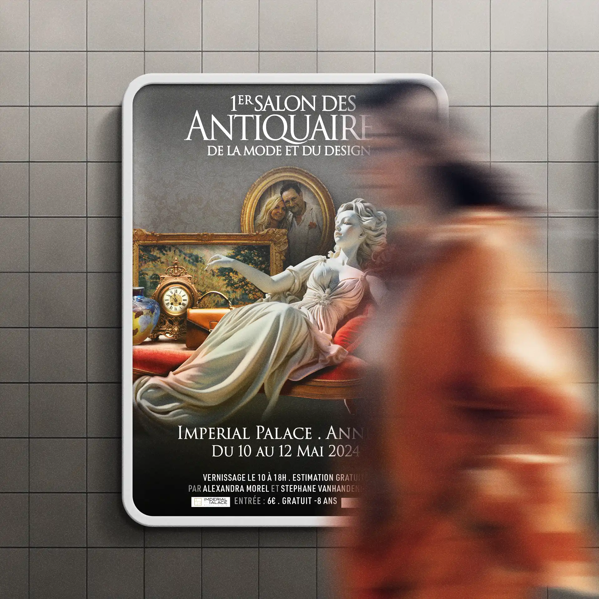 affichage-verticale-annecy Création visuelle Salon des antiquaires de la mode et du design