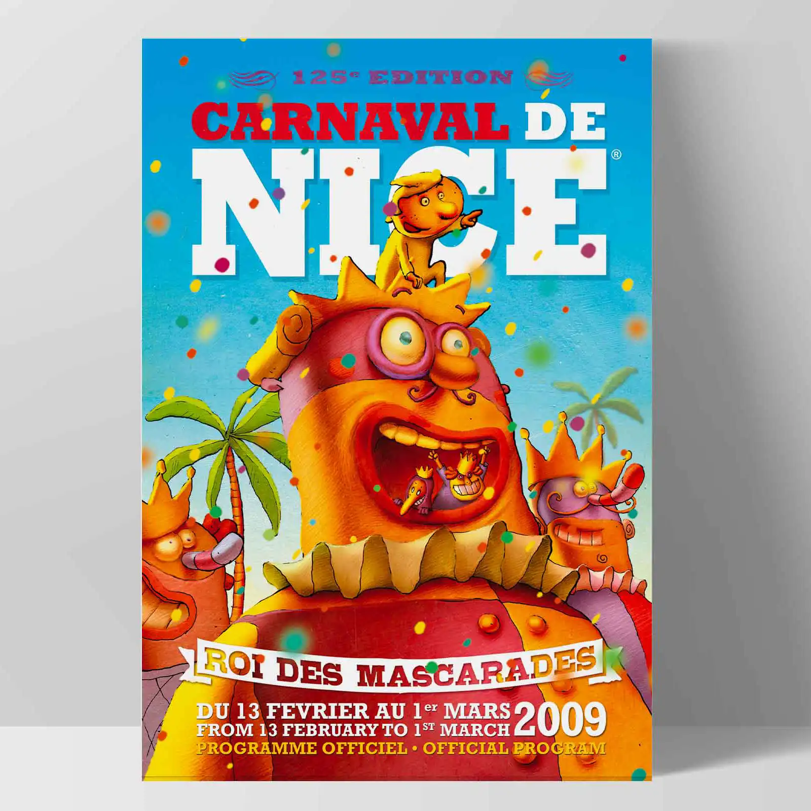 carnaval-nice-creation-affichage copie Création de l'affiche du Carnaval de Nice 2009