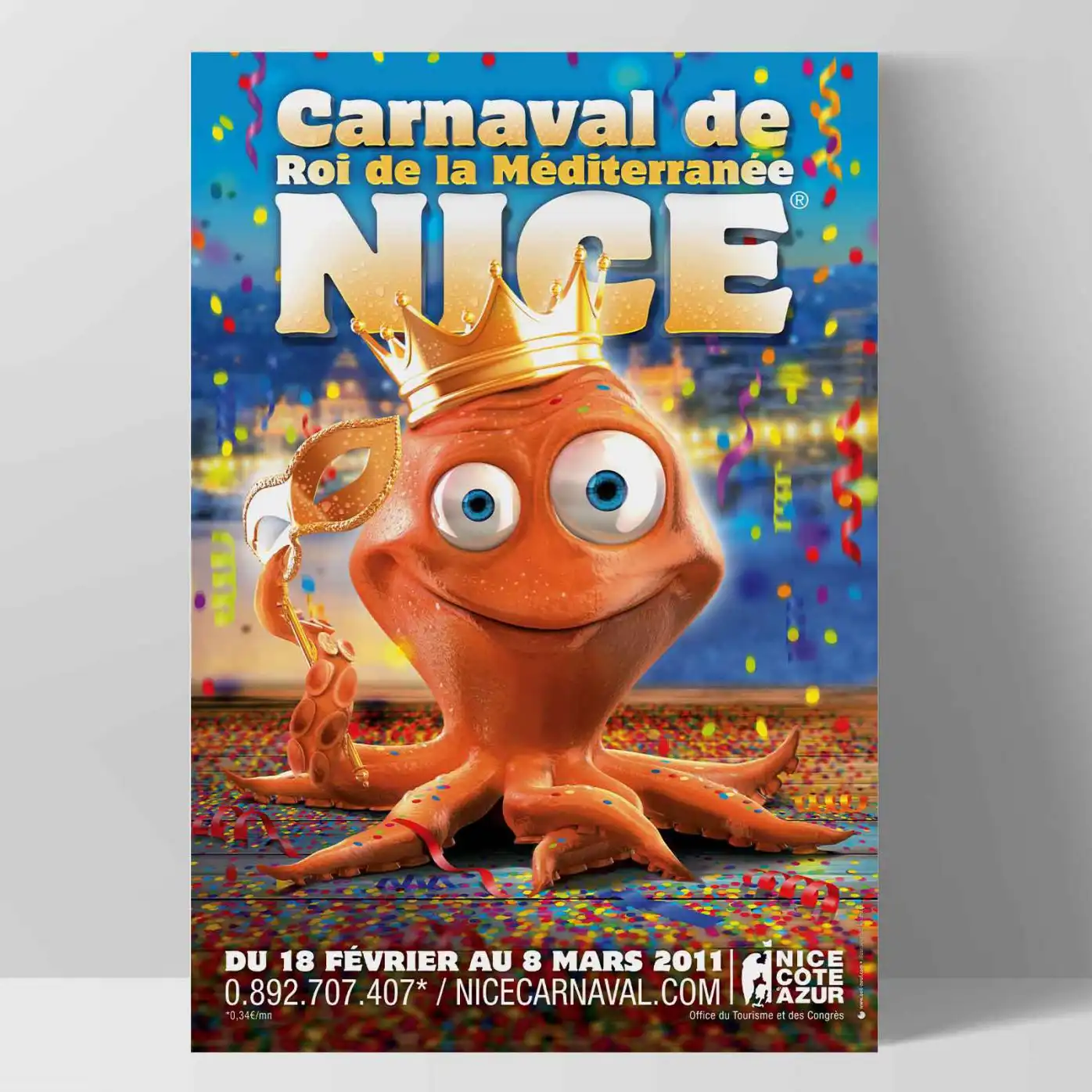 carnaval-nice-creation-affiche- Création de l'affiche du Carnaval de Nice 2011