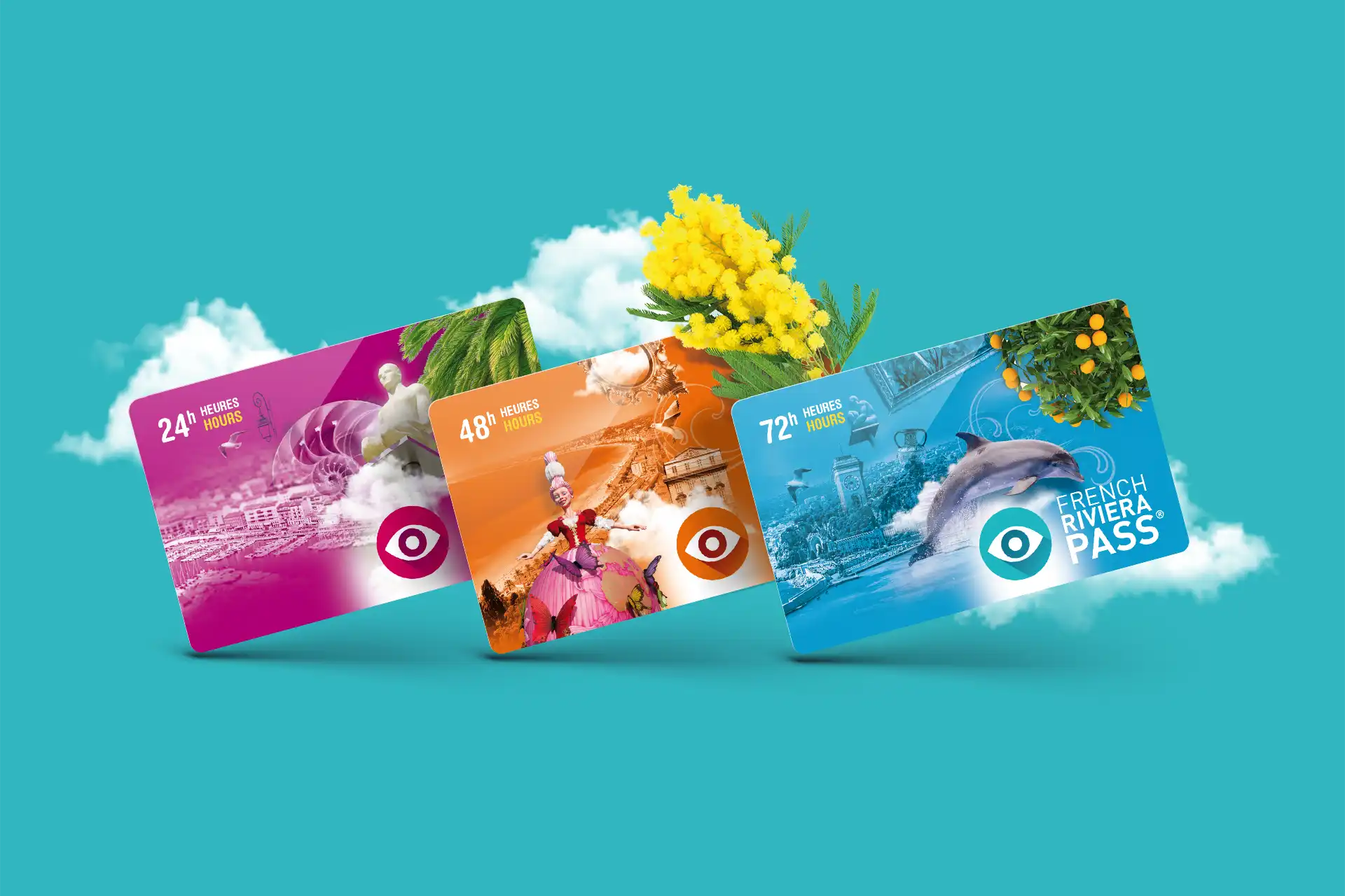 creation-carte-tourisme-nice Création visuelle pour une campagne touristique