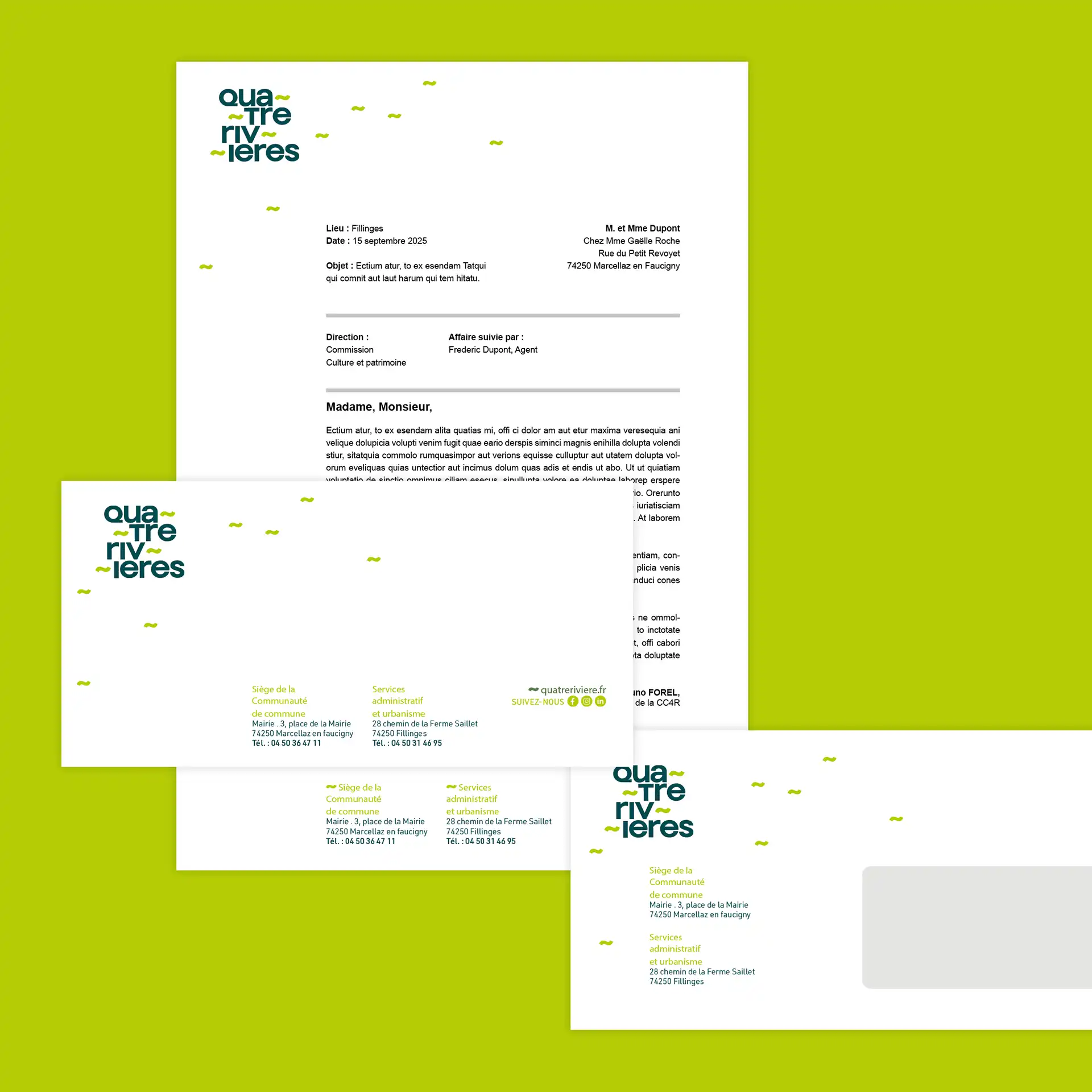 document-administratif-commune Document administratifs communauté des communes Quatre Rivières