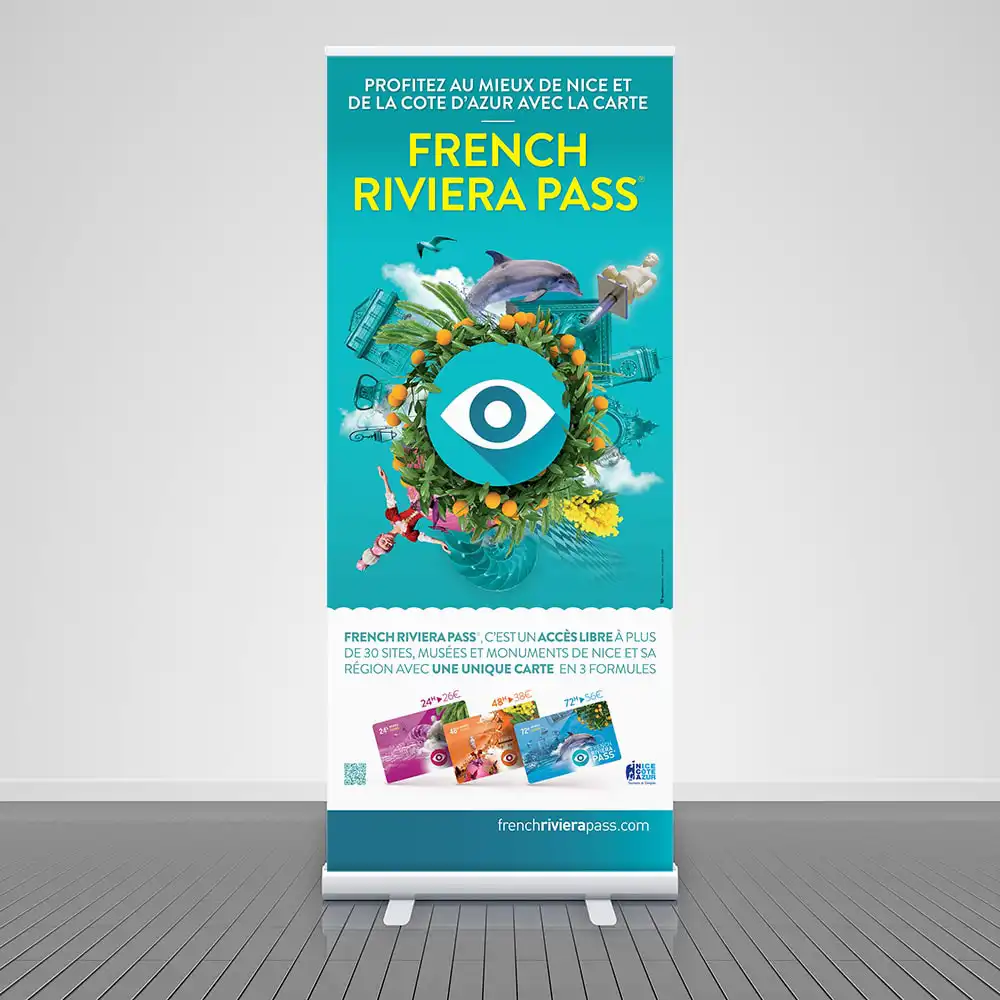 graphisme-roll-up RollUp French Rivierra Pass Nice Tourisme