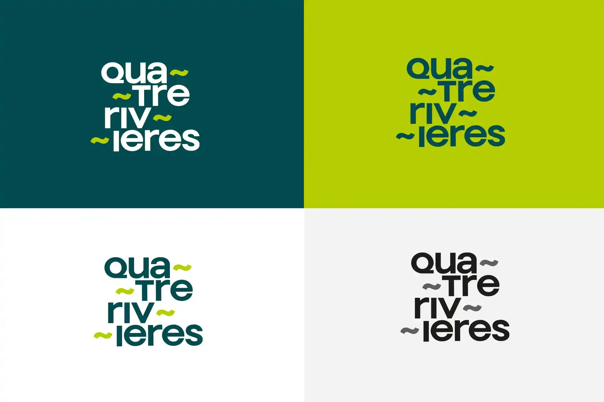 Création du logo de Communauté de communes des Quatre Rivières en Haute-Savoie