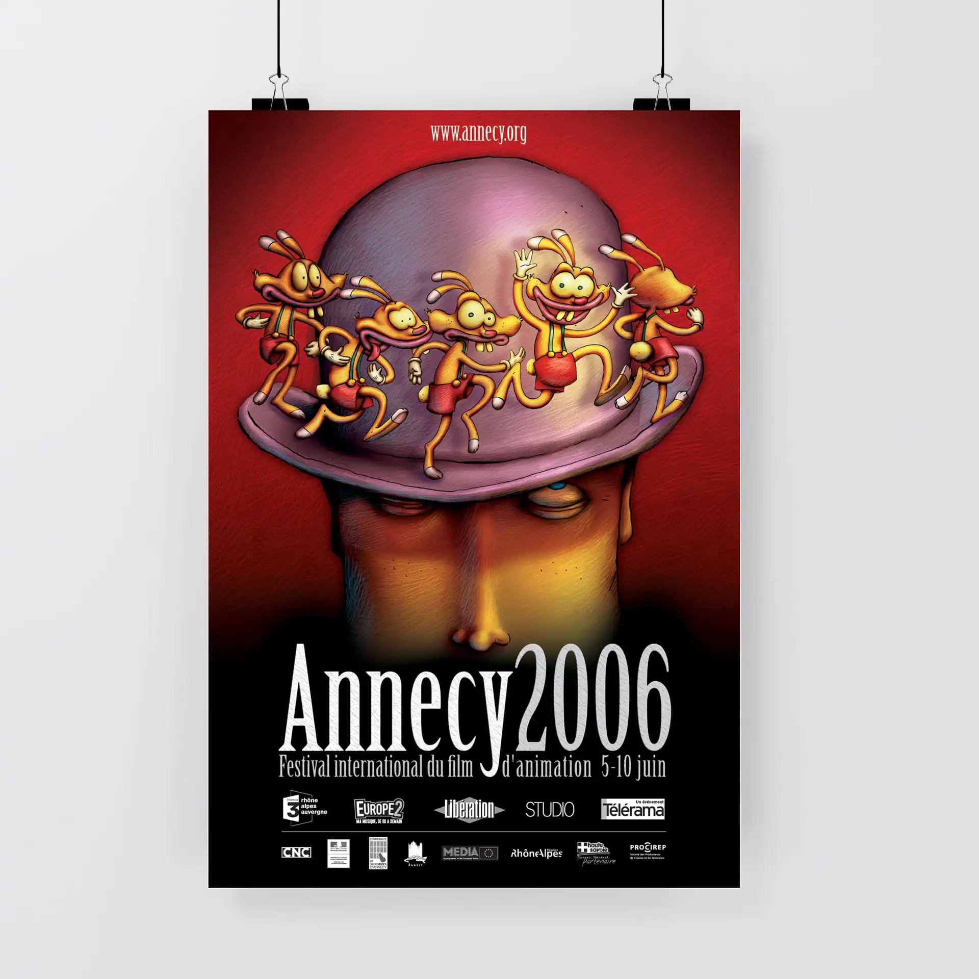 Affiche officielle du Festival International du Film d'Animation d'Annecy 2006