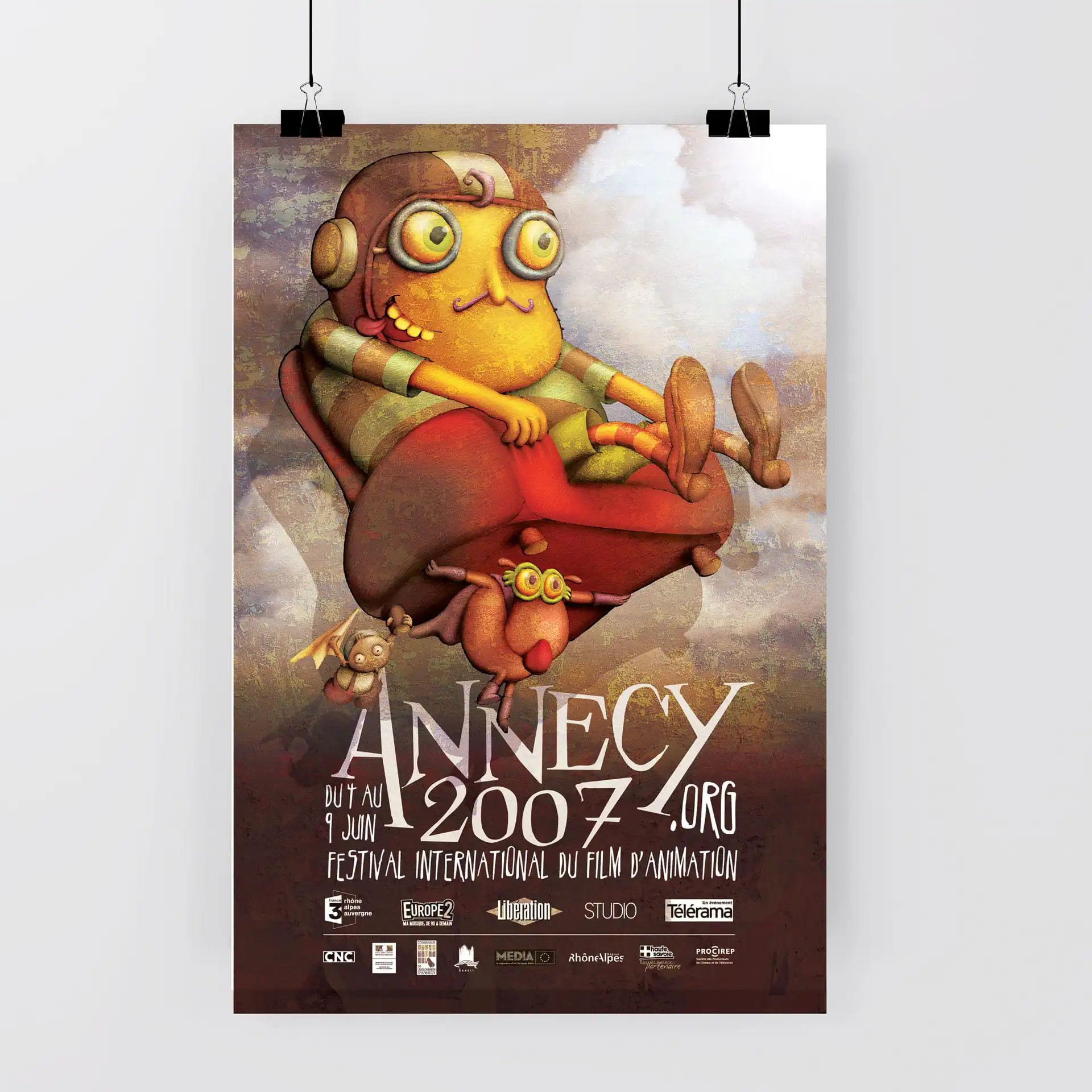 Affiche officielle du Festival International du Film d'Animation d'Annecy 2007
