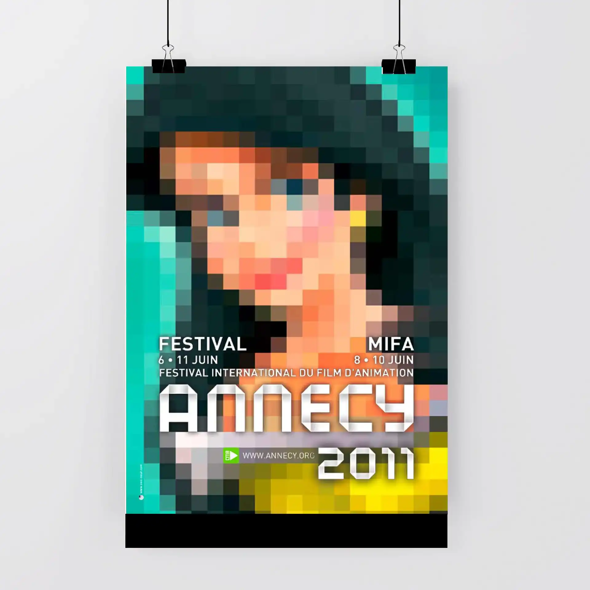 Affiche officielle du Festival International du Film d'Animation d'Annecy 2011