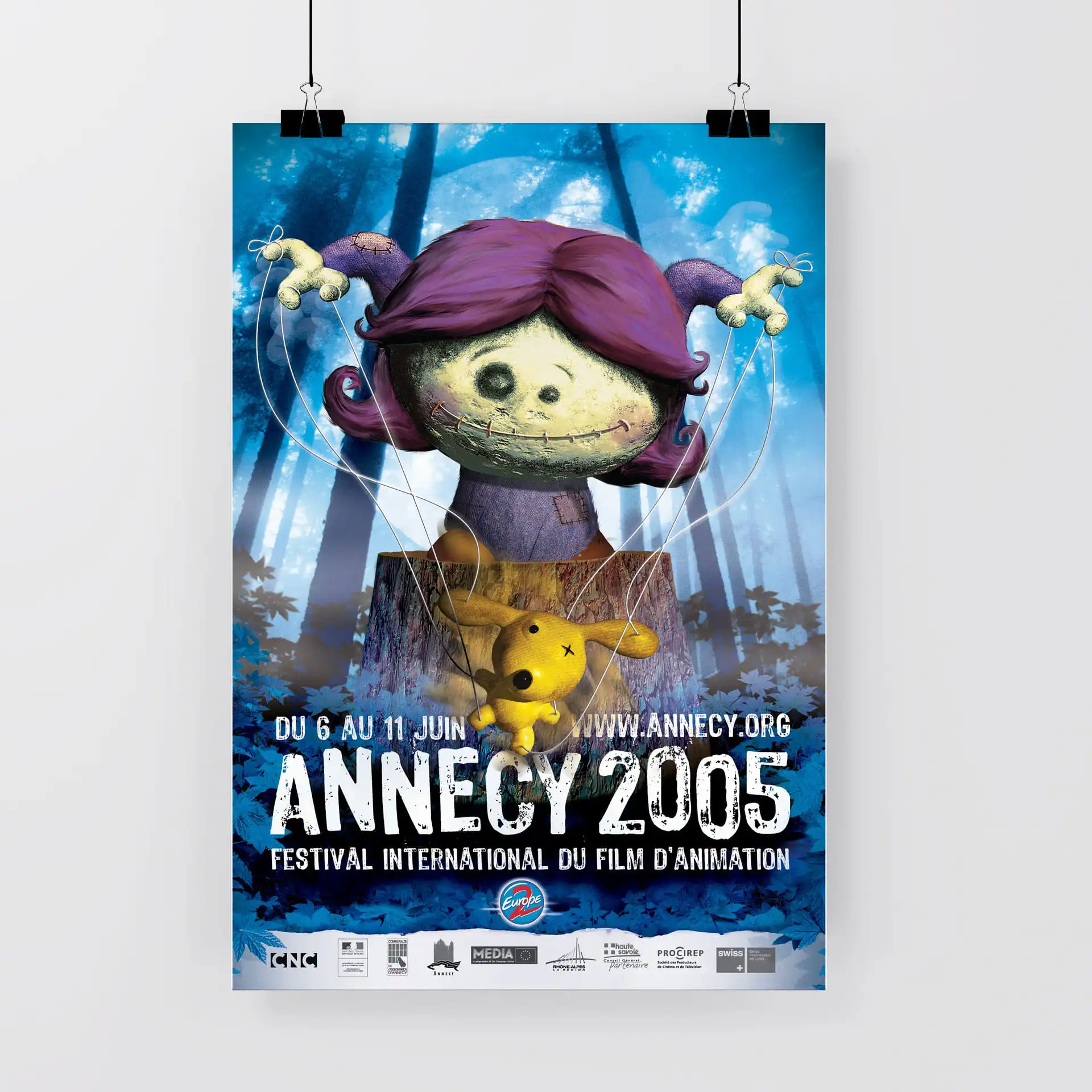 Affiche officielle du Festival International du Film d'Animation d'Annecy 2005