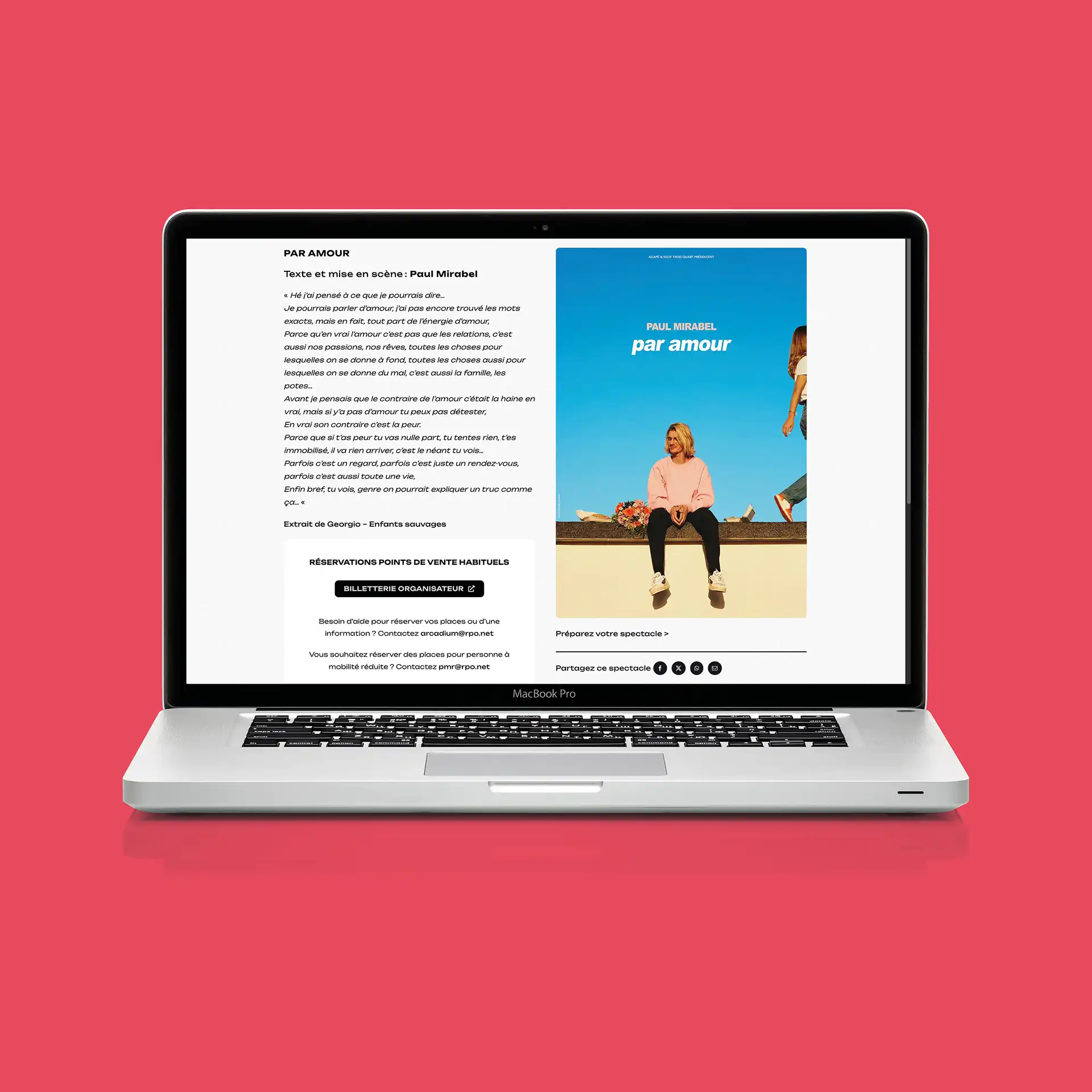 Site CineArchi affiché sur ordinateur portable – refonte WordPress avec design responsive et expérience utilisateur optimisée