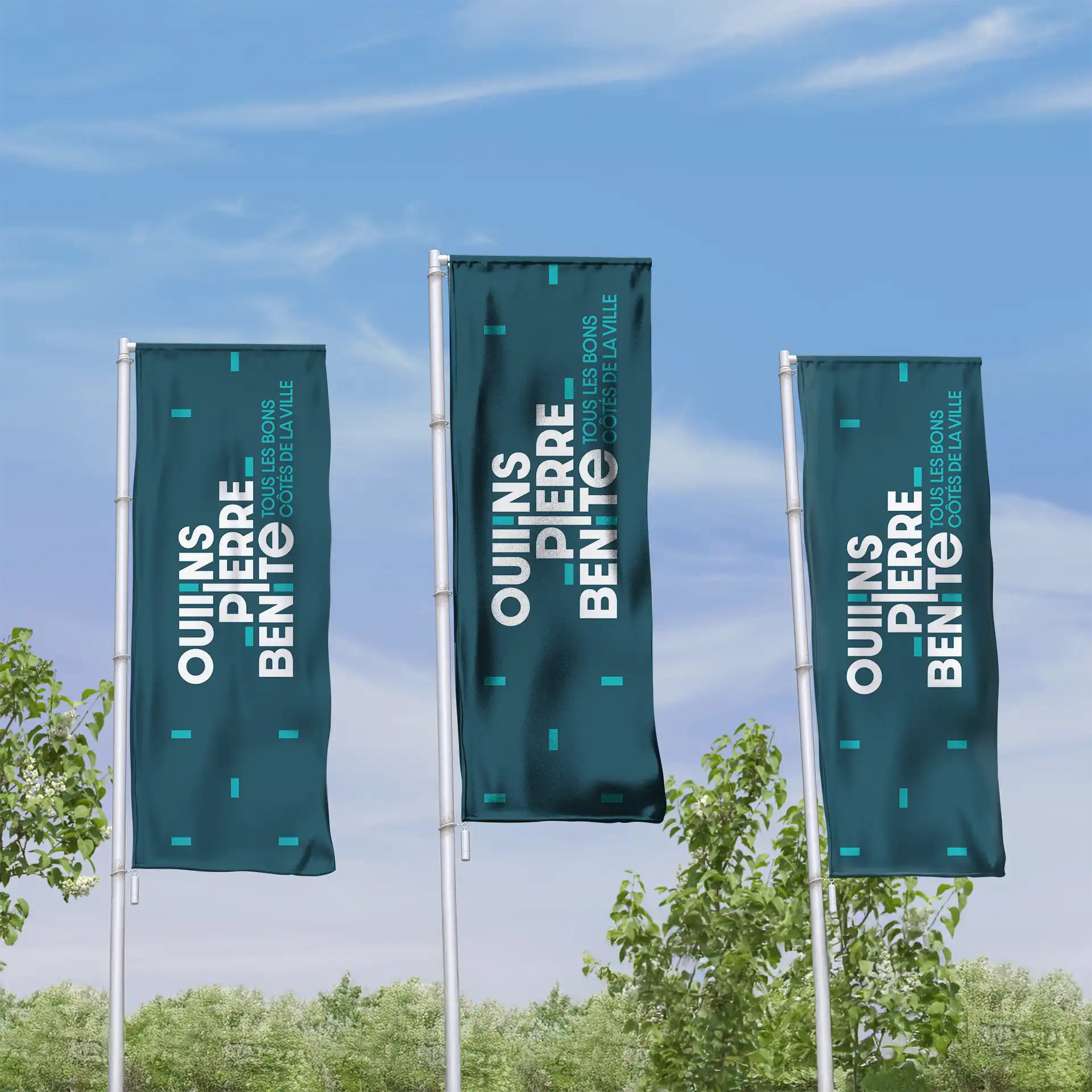 Création de l'identité graphique de la ville d'Oullins-Pierre-Bénite