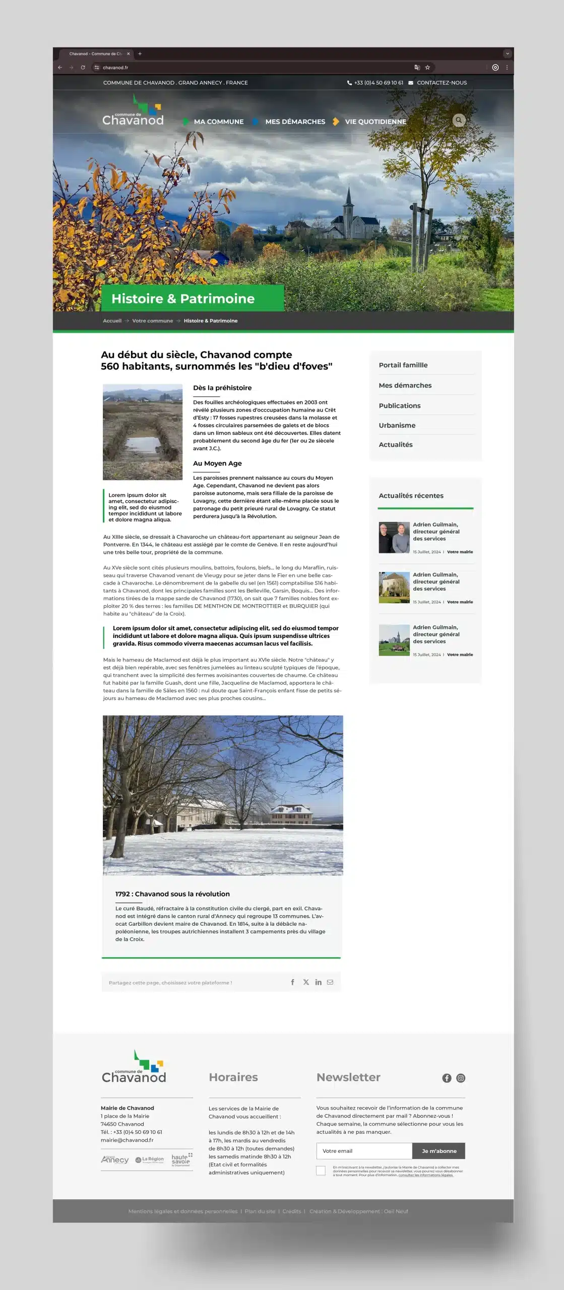 Site CineArchi affiché sur ordinateur portable – refonte WordPress avec design responsive et expérience utilisateur optimisée
