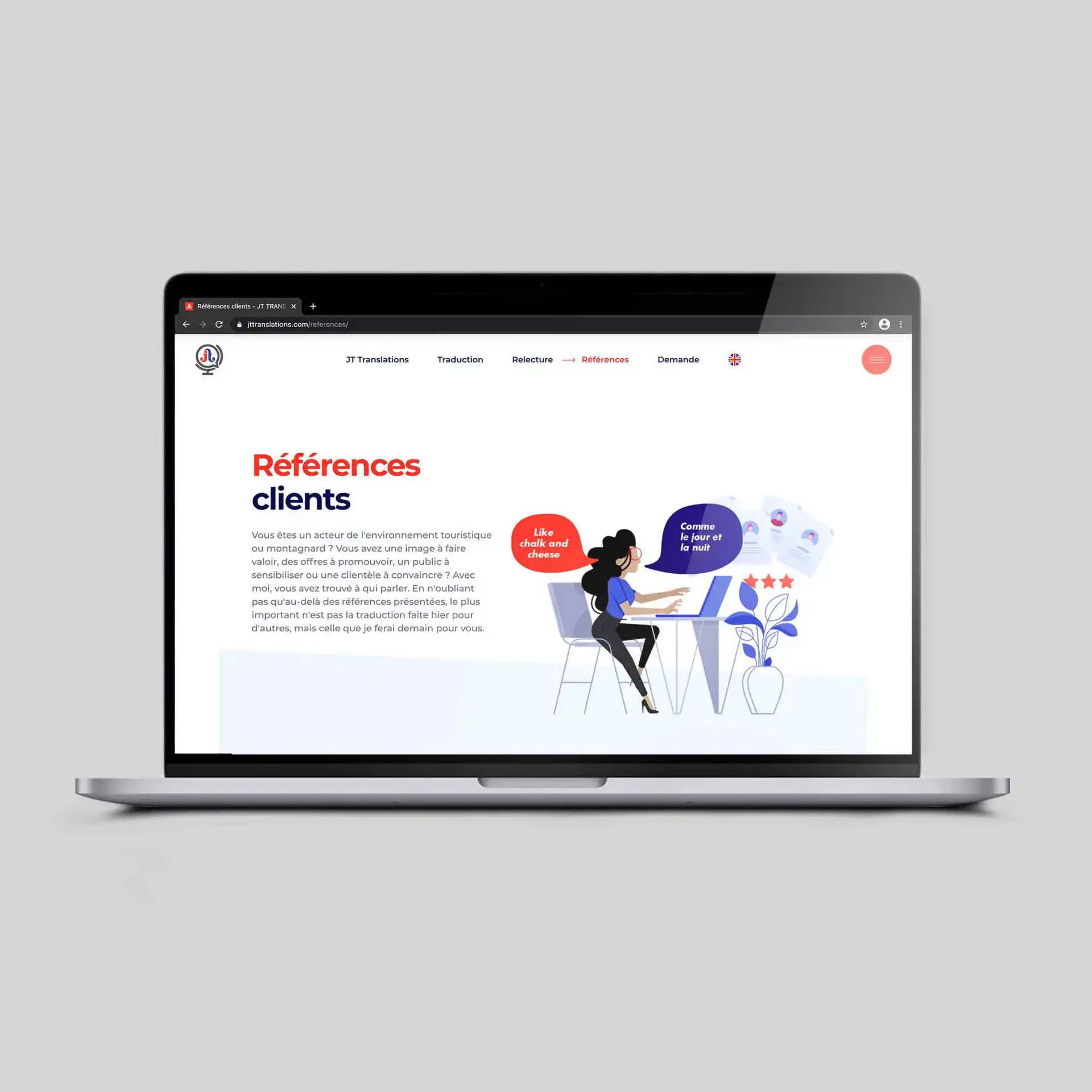 Site CineArchi affiché sur ordinateur portable – refonte WordPress avec design responsive et expérience utilisateur optimisée