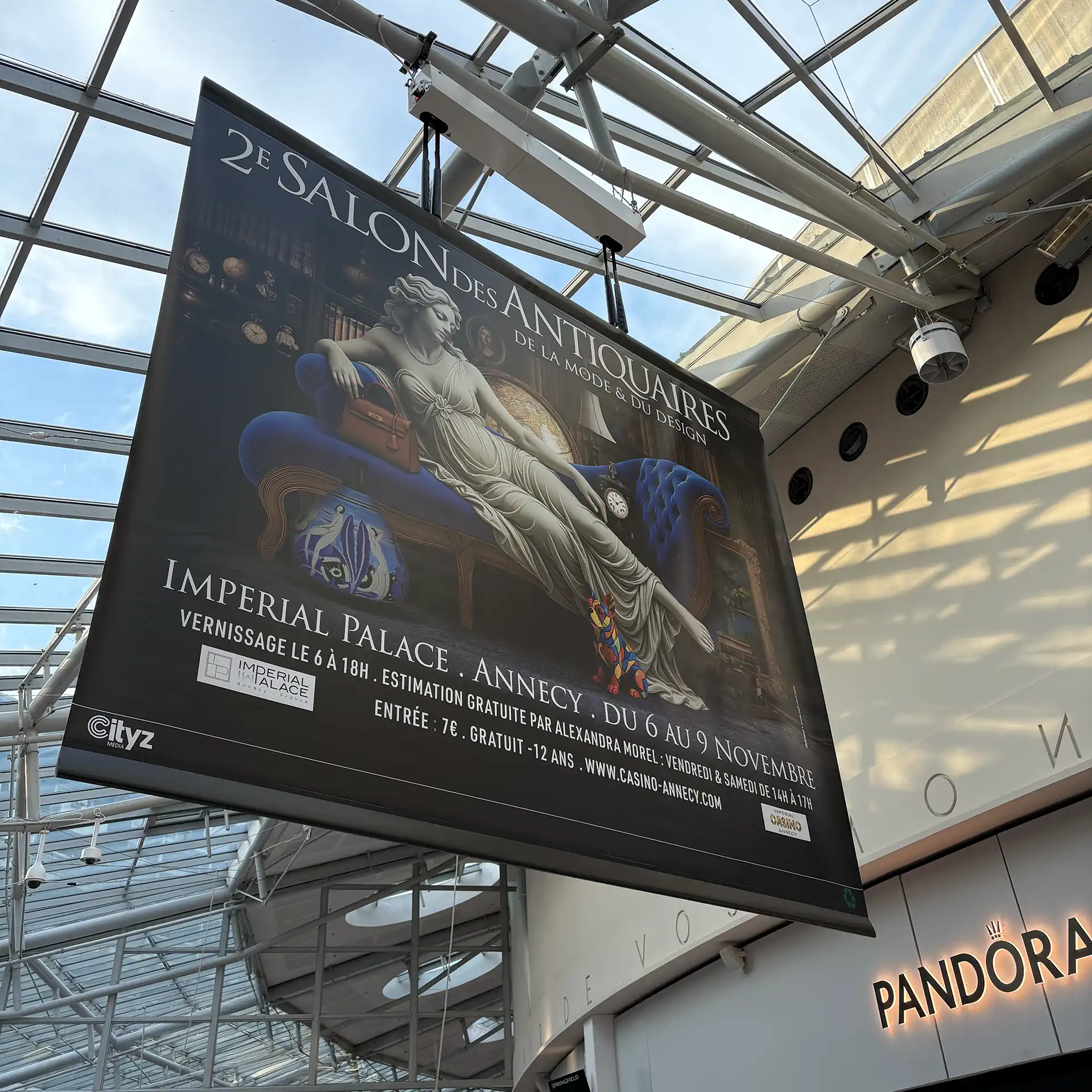 affichage-centre-commercial-courier Campagne d'affichage centre commercial Courier Annecy