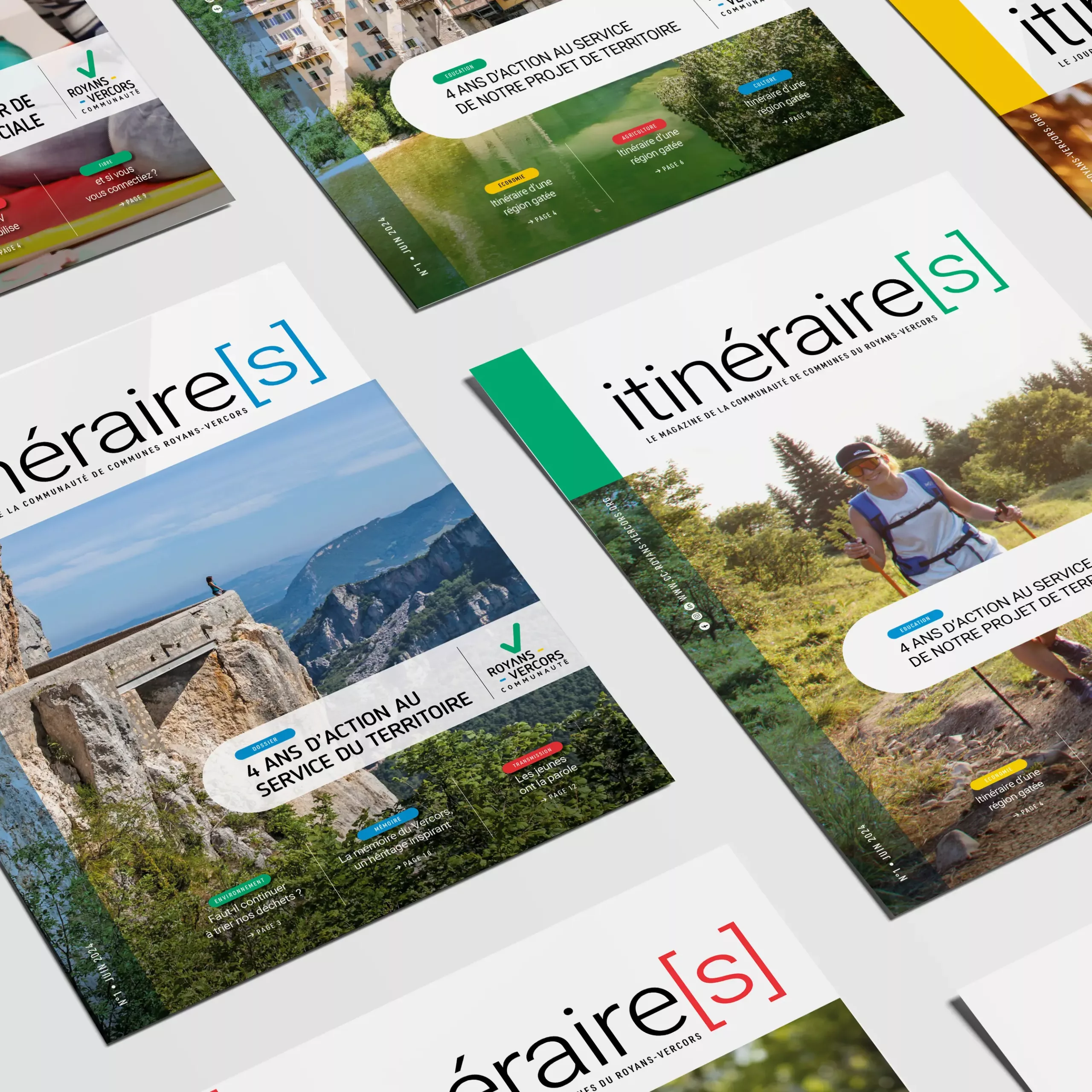 Création journal de communauté de communes à Royan-Vercors